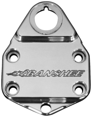 ModQuad - ModQuad Handlebar Clamp with Key Guard - Banshee Logo - HC1-BK
