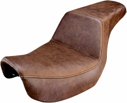 Saddlemen - Saddlemen Step-Up Rear LS Seat - Brown - 806-04-173BR