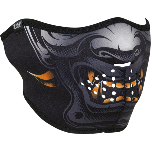 Zan Headgear - Zan Headgear Half Face Mask - WNFM470H - Horned Demon - OSFM