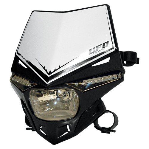 UFO Plastics - UFO Plastics Stealth Headlight - Black - PF01715001