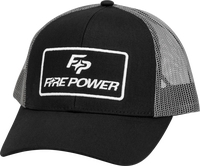 Fire Power - Fire Power Curved Bill Hat - Black/Gray - 99-8108