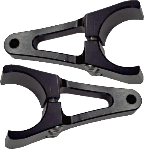 ModQuad - ModQuad Horizontal End Clip Light Bar Mount - 1.875in. - Black - LMC-1.875-BLK