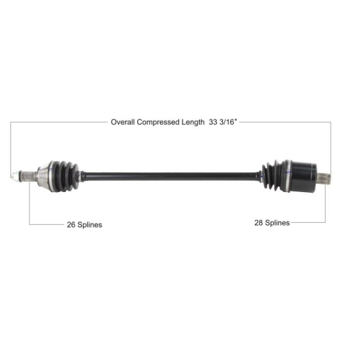 TYTANEUM - TYTANEUM OE Style CV Axle - POL-7080