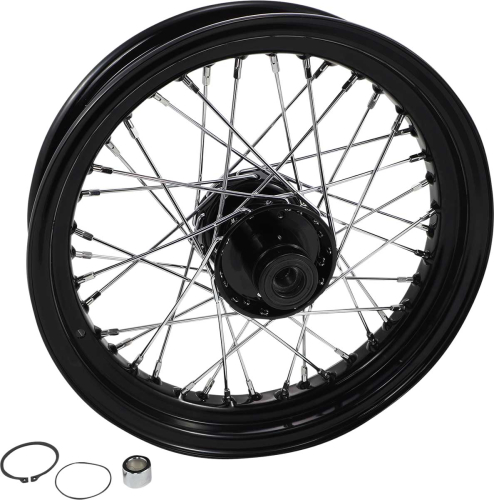 Drag Specialties - Drag Specialties Replacement Laced Front Wheel - 16x3.00 (Single Disc) - 0203-0665