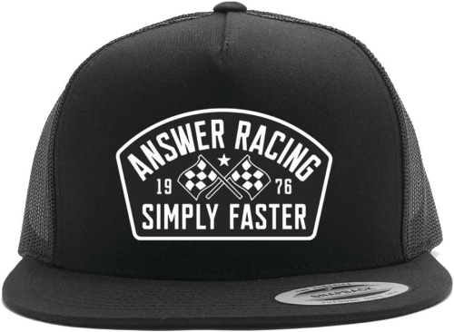 Answer - Answer Simply Faster Hat - 446246 - Black - OSFA