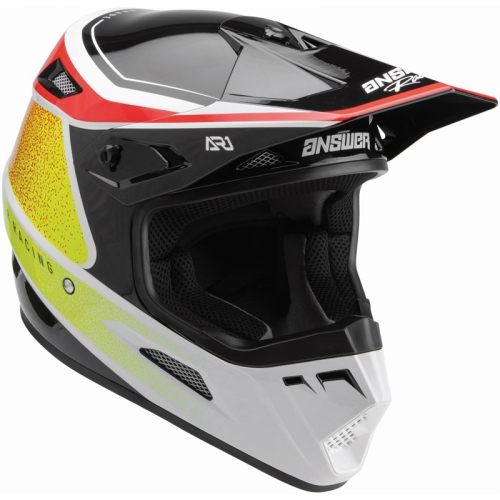 Answer - Answer A22 AR1 Vivid Youth Helmet - 446378 - Answer Red/Hyper Acid - Large