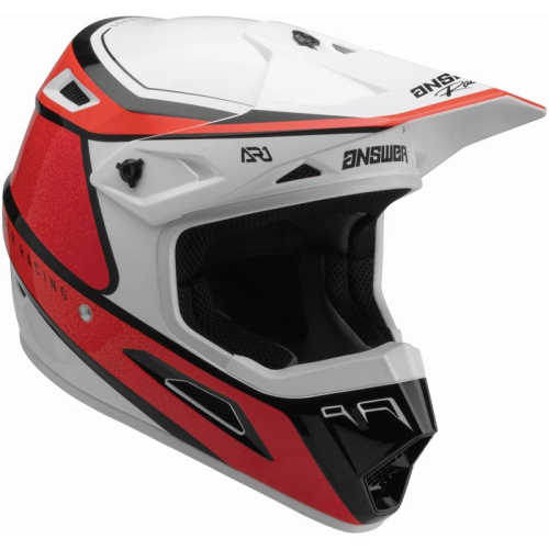 Answer - Answer A22 AR1 Vivid Youth Helmet - 446382 - Flo Red/White - Small