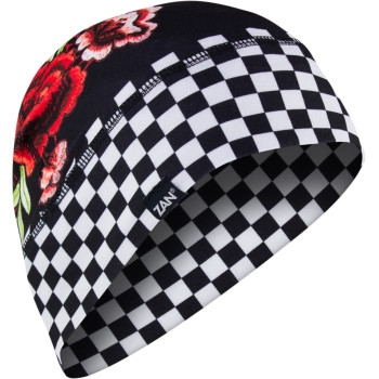 Zan Headgear - Zan Headgear Sportflex Series Beanie - WHLL421 - Checkered Floral - OSFM