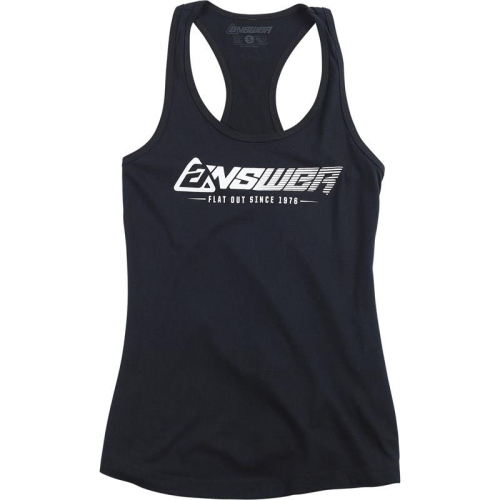 Answer - Answer Flatout Womens Tank Top - 0404-1727-0156 - Black - 2XL