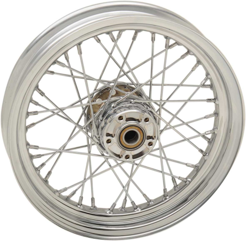 Drag Specialties - Drag Specialties Laced 40 Spoke Front Wheel - 16x3 - Chrome - 0203-0620