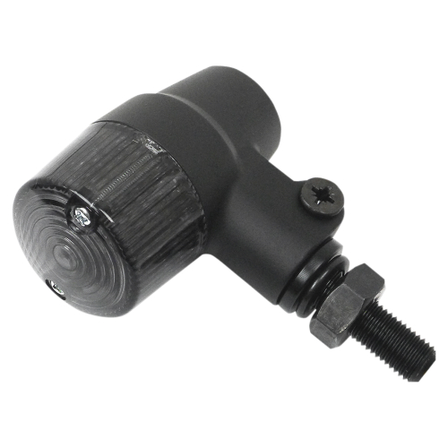 K&S Technologies - K&S Technologies Black Satin Aluminum Marker LED Lights - Round #3 with Smoke Lens - Two Wire - 26-8630