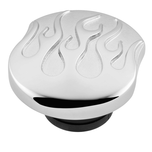 Bikers Choice - Bikers Choice Flame Gas Cap - Chrome - 76700BX
