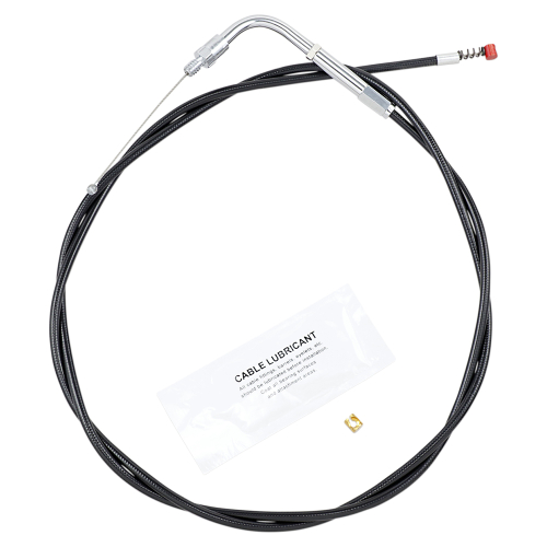 Barnett - Barnett Black Vinyl Idle Cable (+6in.) - 101-30-40007-06