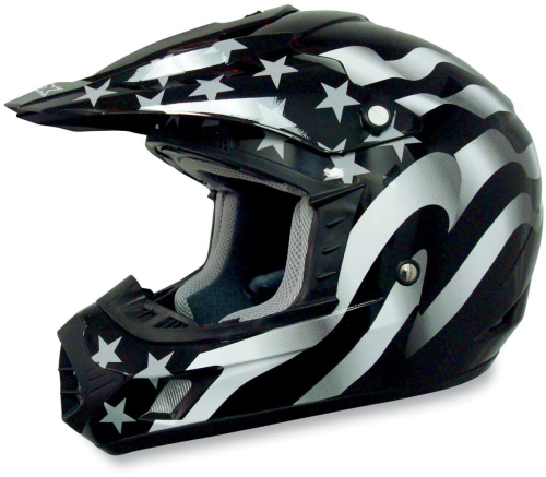 AFX - AFX FX-17 Freedom Helmet - 0110-2363 - Stealth Flag - Small