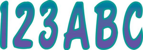 Hardline - Hardline Series 200 Premium Registration Kit - Gradation - Purple/Teal - PUTEG200