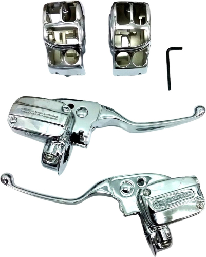 HardDrive - HardDrive Handlebar Control Kit - Hydraulic Clutch - Chrome - 053978
