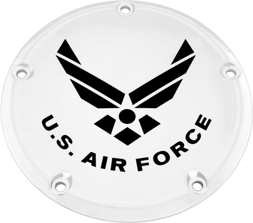 Custom Engraving LTD - Custom Engraving LTD Patriotic Derby Cover for Air Force - Chrome - TC - AIRF04-12