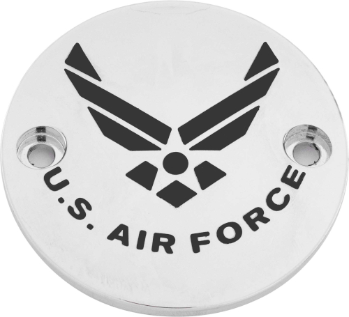Custom Engraving LTD - Custom Engraving LTD Patriotic Points Cover for Air Force - Chrome - M8 - AIRF04-63
