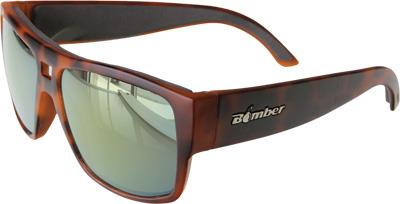Bomber - Bomber Irie Bomb Floating Sunglasses - IRE102YM - Matte Tortoise/Yellow Mirror Lens