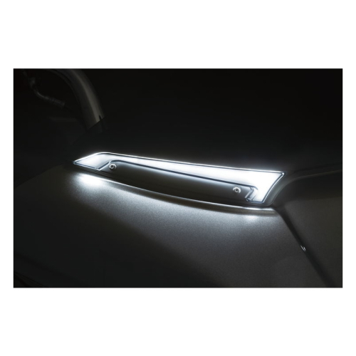 Kuryakyn - Kuryakyn Tracer Windshield Trim Lights - Satin Black - 2946