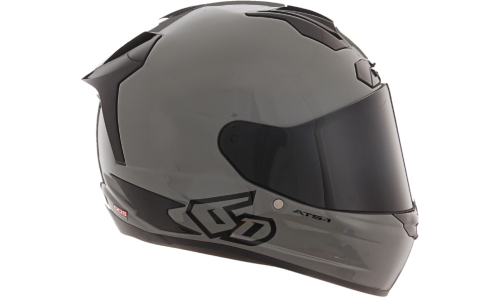 6D - 6D ATS-1R Solid Helmet - 30-0975 - Gloss Cement Gray - Small