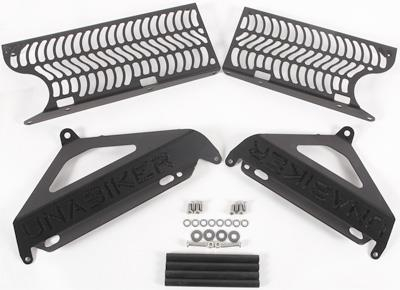Unabiker - Unabiker Radiator Guards - Black - SRMZ45015-K