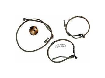 Russell - Russell Cycleflex Custom Brake Hose Assembly - 4in. Overstock Length - R08983S