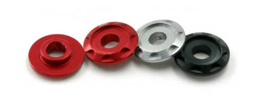 DRC - DRC Spacer Type 11 - M6 x 12mm - Red (4pk) - D58-57-321