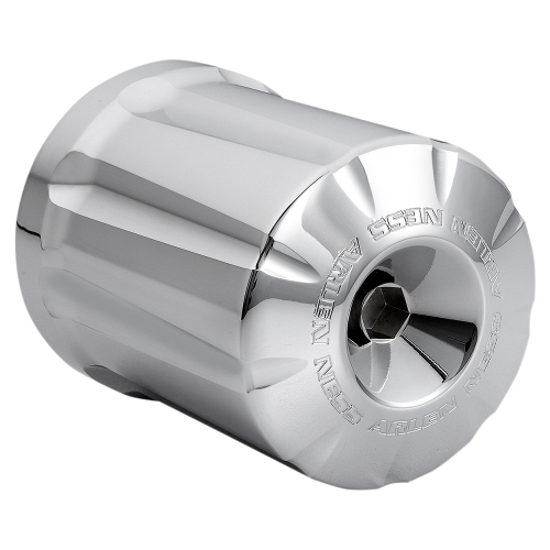 Arlen Ness - Arlen Ness Re-Usable Billet Oil Filter - Deep Cut - Chrome - 03-460