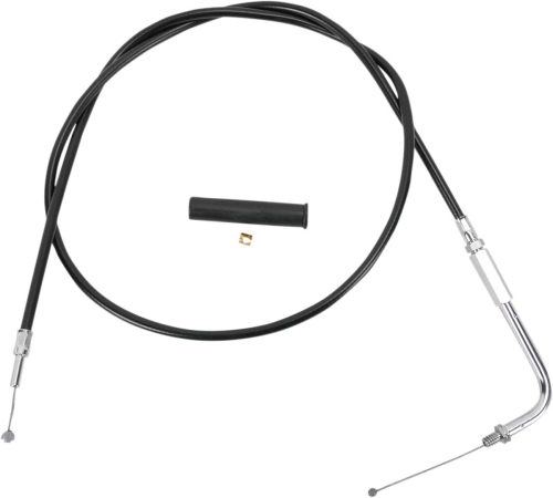 Drag Specialties - Drag Specialties Alternative Length Black Vinyl Throttle Cable - 38in. - 4330906B