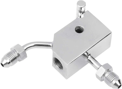 Goodridge - Goodridge Universal Rear Brake Tee - Chrome - PGD-MANIFOLD
