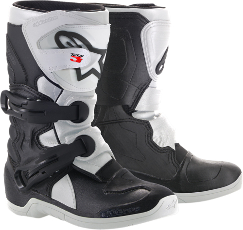 Alpinestars - Alpinestars Tech 3S Kids Boots - 2014518-12-1 - Black/White - 1