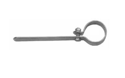 Emgo - Emgo Universal Chrome Exhaust Clamp with 6in. Stem - 1-5/8in. - 80-62321