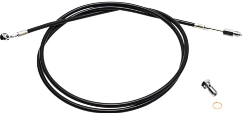 LA Choppers - LA Choppers Hydraulic Clutch Line - Black Vinyl - LA-8049C08B