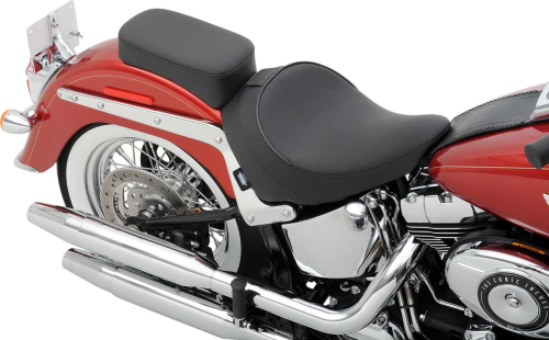 Drag Specialties - Drag Specialties Solo Seat with Optional EZ Glide Backrest System - Smooth - 0802-0806