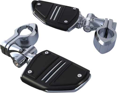 Ciro - Ciro Engine Guard Highway Peg Mounting Kit with Twin Rail Footrests - Standard Length - 60503