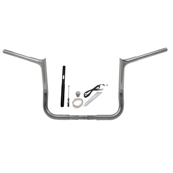 Fat Baggers, Inc. - Fat Baggers, Inc. 1-1/4in. EZ Install Pointed Top Handlebar Kit - Chrome - 919012