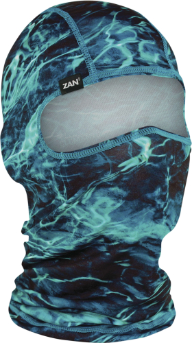 Zan Headgear - Zan Headgear Polyester Balaclava - WBP274 - Mossy Oak Elements Agua Seawater - OSFM