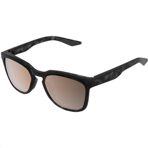 100% - 100% Hudson Sunglasses - 61028-259-73 - Matte Black Havana/Bronze Lens - OSFA