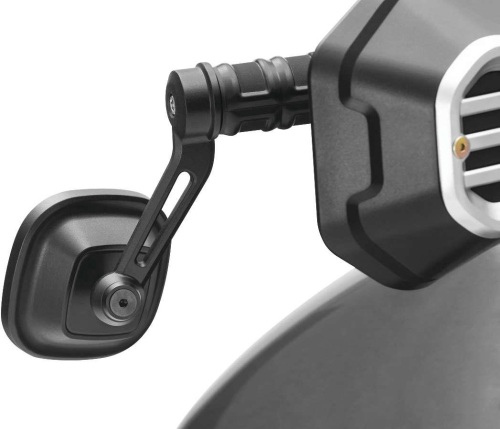Kuryakyn - Kuryakyn Dillinger Bar End Mirrors - Satin Black - 6657