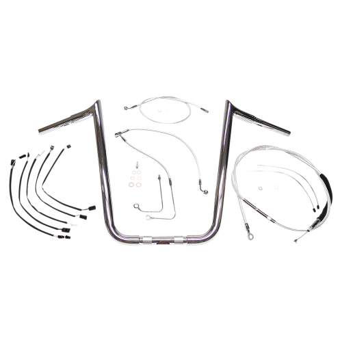 Magnum - Magnum 1-1/4in. Viking Ape Hanger Handlebar Kit - 16in. - Chrome - 38878-316