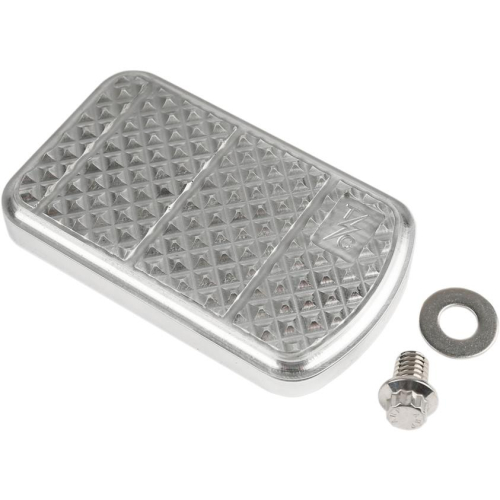 Thrashin Supply Company - Thrashin Supply Company Brake Pedal Pad - Polished - TSC-2201-0