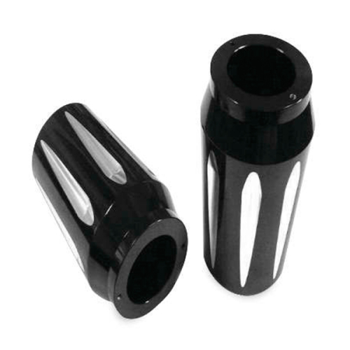 Bikers Choice - Bikers Choice Custom Fork Tube Covers - Talon - Black - 302673