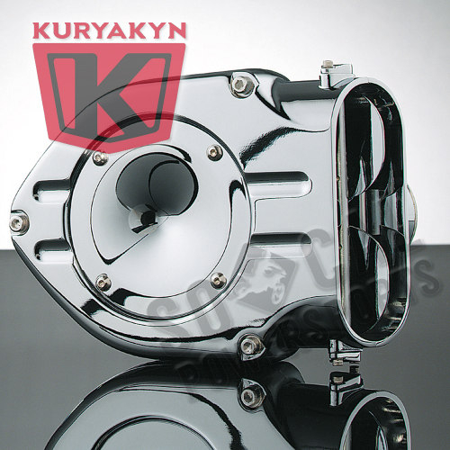Kuryakyn - Kuryakyn Standard Hypercharger - Chrome Trap Door and Chrome Butterflies - 8469