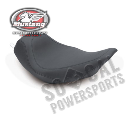 Mustang - Mustang Wide Tripper Solo Seat - Smooth - Black - 76734