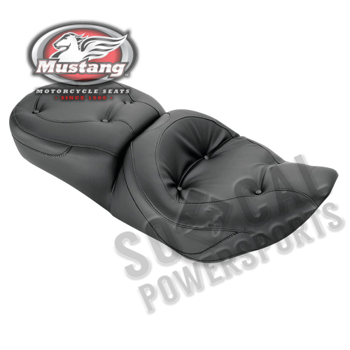 Mustang - Mustang 1-Piece Ultra Touring Seat - Regal Style - No Studs - 75465