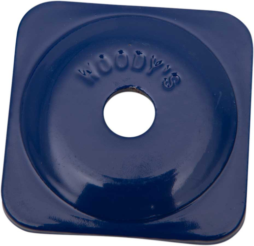Woodys - Woodys Square Grand Digger Aluminum Support Plates - 5/16in. - Blue (48pk.) - ASG-3795-48