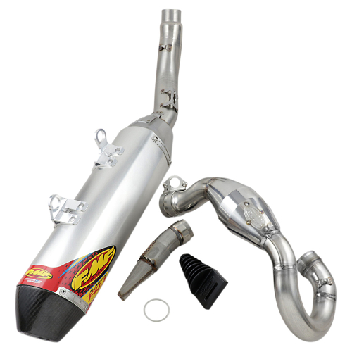 FMF Racing - FMF Racing Factory 4.1 RCT Full System - Stainless Steel/Aluminum Muffler - Carbon Fiber End Cap - 045636