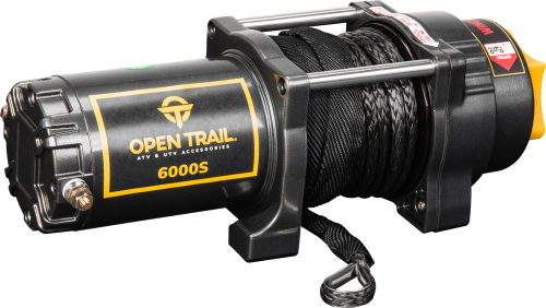 Open Trail - Open Trail 6000LB Synthethic Rope Winch - 460-0133