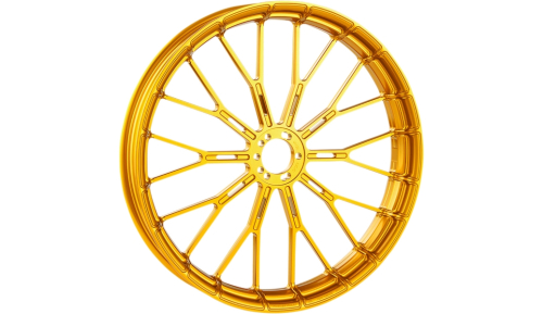 Arlen Ness - Arlen Ness Forged Billet Y-Spoke Front Rim - 21in. x 3.50in. - Gold - 71-547